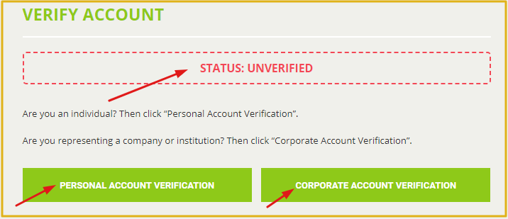 why do you have to verify your bitstamp account