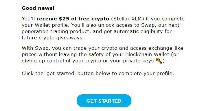 xlm memo blockchain request