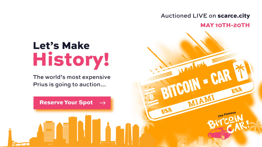 bitcoin car auction